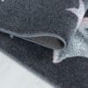 Rond Kindervloerkleed Draak Design Laagpolig Roze