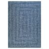 Jute buitenkleed -Squares Blauw