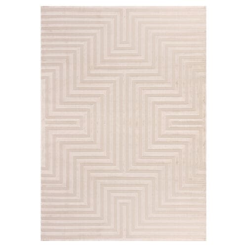 10331.jpg Laagpolig zacht vloerkleed - Diamond Lines Beige
