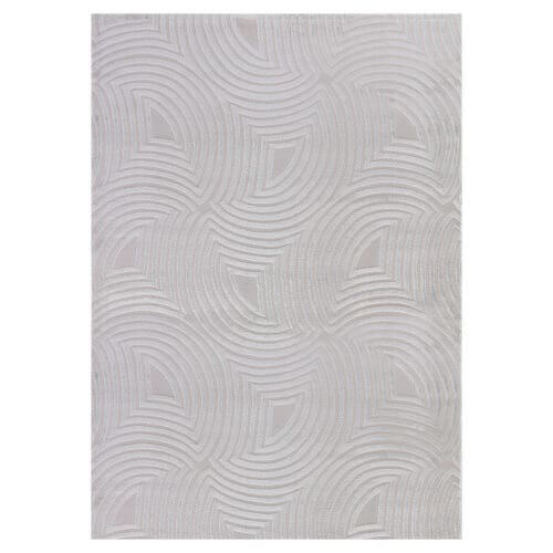 10403.jpg Laagpolig zacht vloerkleed - Assorted Lines Zilver