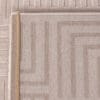 Laagpolig zacht vloerkleed - Varied Lines Beige