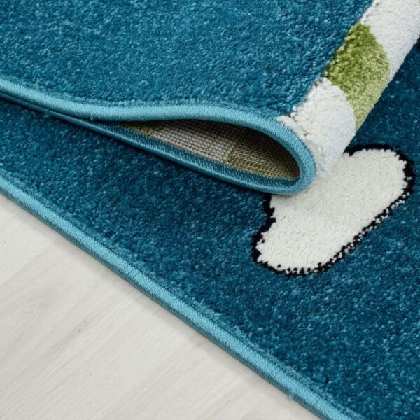 Kindervloerkleed Kapitein Design voor Kinderkamer Multi