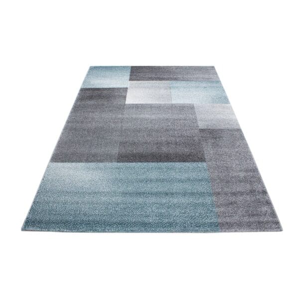 1217.jpg Grafisch Design Laagpolig Vloerkleed Blauw