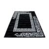 1267.jpg Laagpolig Vloerkleed Versace Design Zwart