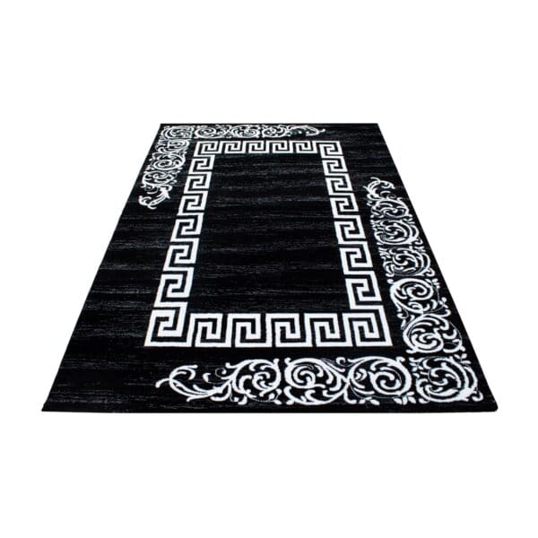 1267.jpg Laagpolig Vloerkleed Versace Design Zwart