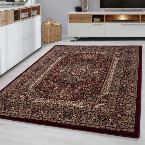 1503.jpg Oosters Perzisch Tapijt Vintage Rood