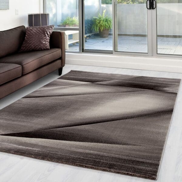 Laagpolig Vloerkleed Design Bruin/Terra