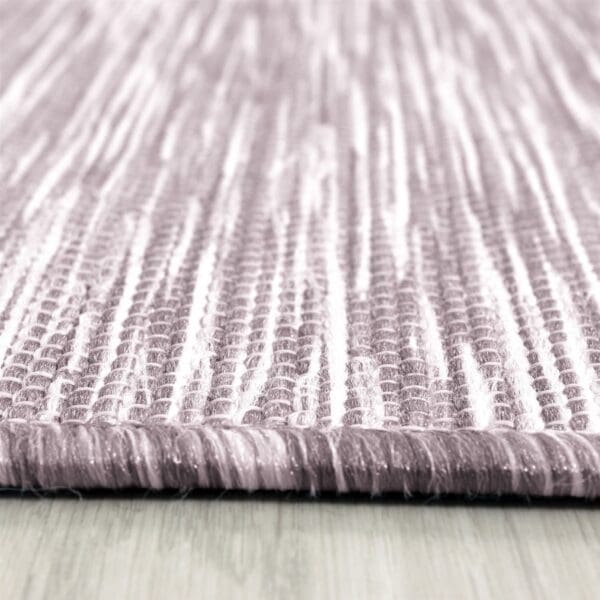 Buitenvloerkleed Naturel Platgeweven Roze