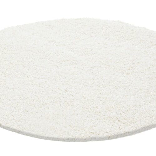 Rond Vloerkleed Modern Hoogpolig Zacht Créme