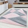 2286.jpg Laagpolig Vloerkleed Kunst Design Roze