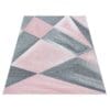 2288.jpg Laagpolig Vloerkleed Kunst Design Roze