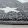 Kindervloerkleed Sterrenhemel Design voor Kinderkamer Grijs
