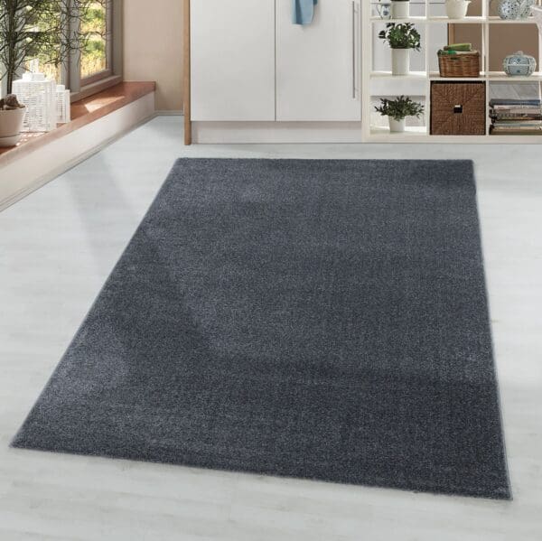 Loper Vloerkleed Modern Laagpolig Luxe Grijs