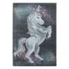 Kindervloerkleed Unicorn Design Laagpolig Grijs