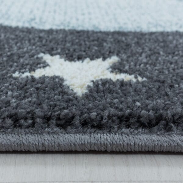 3394.jpg Kindervloerkleed Draak Design Laagpolig Blauw