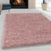 3784.jpg Modern Hoogpolig Zacht Vloerkleed Roze