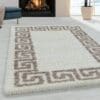 Loper Vloerkleed Vesace Design Hoogpolig Zacht Beige