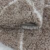 3849.jpg Rond Vloerkleed Modern Hoogpolig Grafisch Design Beige