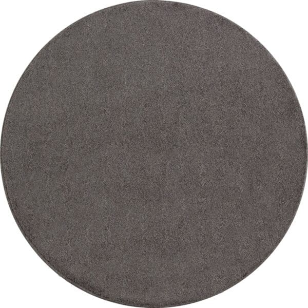 Rond Vloerkleed Laagpolig Naturel Bruin/Terra