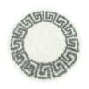 Rond Vloerkleed Versace Design Hoogpolig Zacht Créme