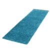 Loper Vloerkleed Modern Hoogpolig Zacht Turquoise