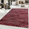 4209-scaled-1.jpg Loper Vloerkleed Modern Zigzag Design Blauw