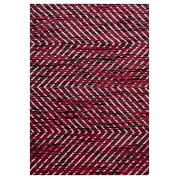 4210-scaled-1.jpg Loper Vloerkleed Modern Zigzag Design Blauw