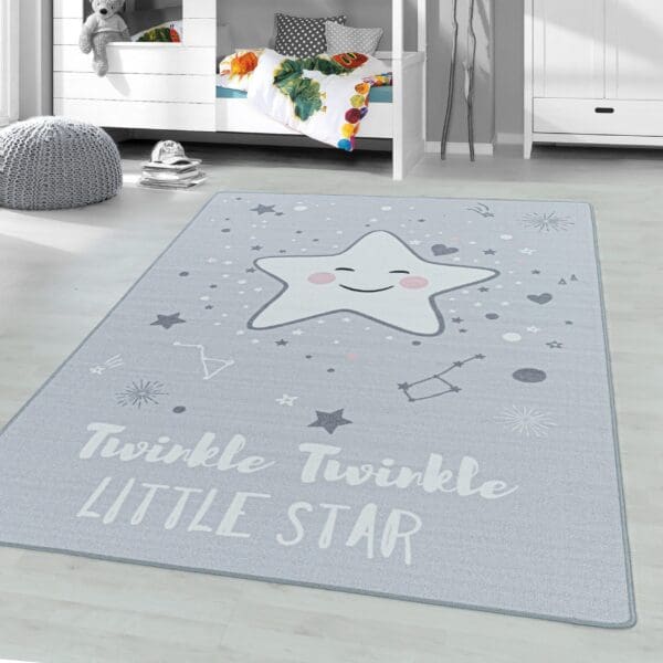 4467-scaled-1.jpg Kindervloerkleed Twinkle Twinkle Little Star voor Kinderkamer Grijs