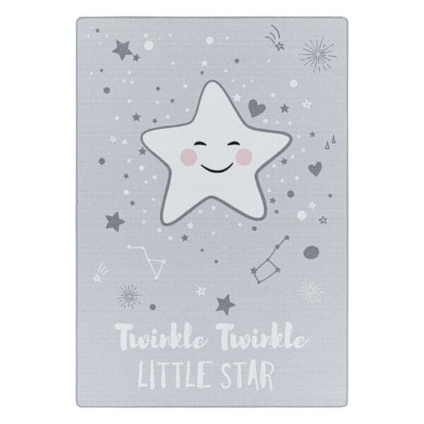 4468-scaled-1.jpg Kindervloerkleed Twinkle Twinkle Little Star voor Kinderkamer Grijs