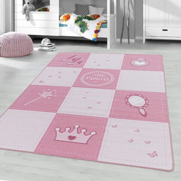 Kindervloerkleed Prinses voor Kinderkamer Roze