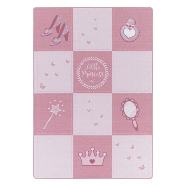 Kindervloerkleed Prinses voor Kinderkamer Roze
