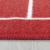 Kindervloerkleed Voetbalveld met Italiaanse Vlag voor Kinderkamer Wit