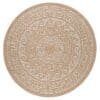 Rond jute buitenkleed - Summer Azteca Beige