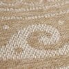 Rond jute buitenkleed - Summer Azteca Beige