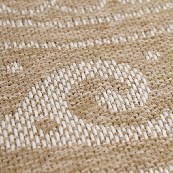 Rond jute buitenkleed - Summer Azteca Beige