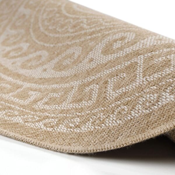 Rond jute buitenkleed - Summer Azteca Beige