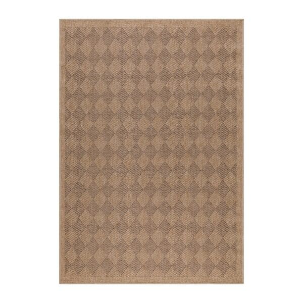 Modern buitenkleed - Diamonds Sand Beige