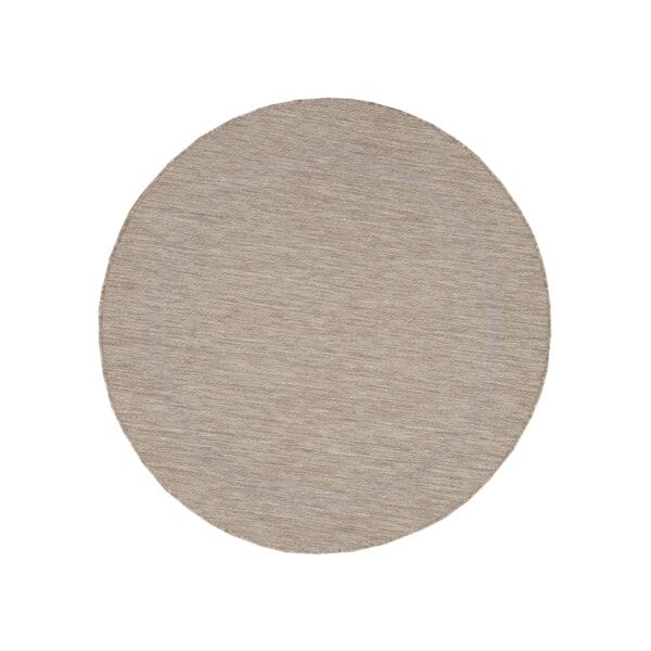 Rond binnen- en buitenkleed - Edge Line Beige