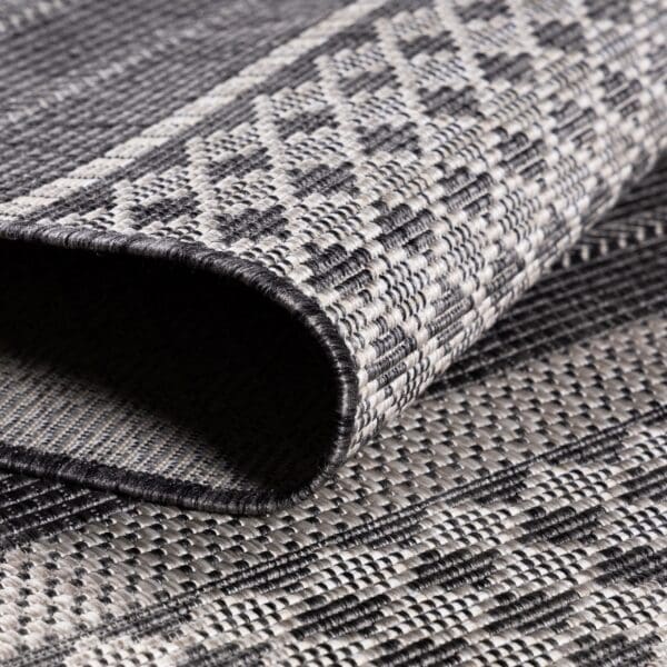 9422.jpg Buitenkleed - Gingham Chevron Beige