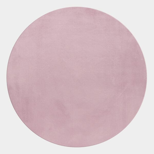 Rond zacht vloerkleed - Plush Haven Roze